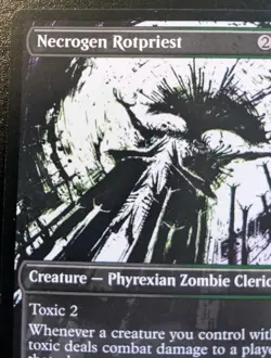Necrogen Rotpriest (Showcase) 296 ONE Uncommon Phyrexia: All Will Be One MTG - Image 2
