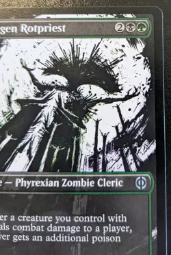 Necrogen Rotpriest (Showcase) 296 ONE Uncommon Phyrexia: All Will Be One MTG - Image 3