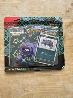 POKEMON TCG PALDEAN FATES TECH STICKER COLLECTION MASCHIFF - NEW & SEALED - Image 1