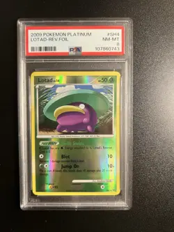 Lotad Sh4 Psa 8 Reverse Foil Platinum Baby Shiny Gold Star Pokemon Cgc BGS 2009 - Image 1