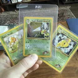 Pokemon TCG Koga's Beedrill 9/132 Holo + Kakuna 47/132 + Weedle 82/132 - Image 1