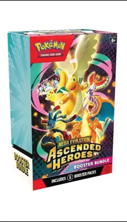 PRESALE 4x Pokemon TCG Mega Evolution Ascended Heroes Booster Bundle [PRESALE] - Image 1