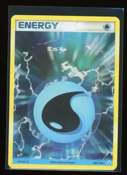 Pokemon Water Energy 107/110 Holon Phantoms Holo Rare 2006 NM - Image 1