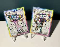 Pokemon Prismatic Evolutions Umbreon & Espeon EX Figure Collection Promo NM - Image 2