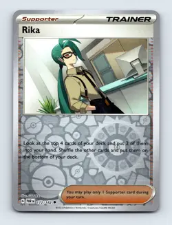 Rika - Paradox Rift 172/182 - Uncommon - Reverse Holo - NM - Pokemon TCG - Image 1