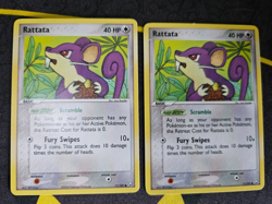 Pokemon TCG Rattata 71/109 common Regular EX Team Rocket Returns LP X2 - Image 1