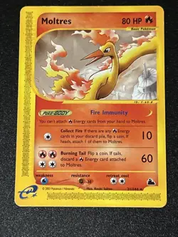 Moltres 21/144 Skyridge Rare Pokemon Card WOTC Vintage Era Near Mint Rare ! - Image 1