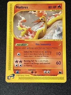 Moltres 21/144 Skyridge Rare Pokemon Card WOTC Vintage Era Near Mint Rare ! - Image 2