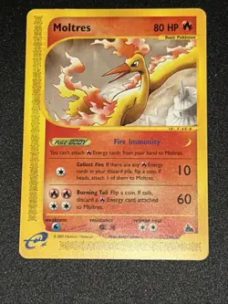 Moltres 21/144 Skyridge Rare Pokemon Card WOTC Vintage Era Near Mint Rare ! - Image 3