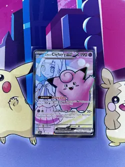 Lillie's Clefairy ex 173/159 Sv09: Journey Together Holo Full Art Pokemon NM/M - Image 1