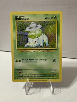 Bulbasaur 001/034 Holo Trading Card Game Classic CLV Pokemon 2023 - Image 1