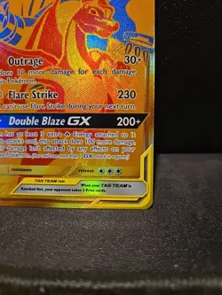 Pokemon Tag Team Reshiram & Charizard GX SM247 Holo Card NM - Image 5