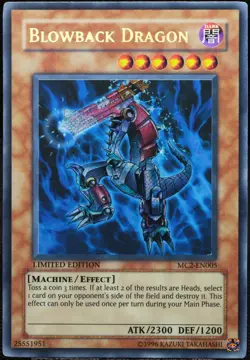 Yu-Gi-Oh! Blowback Dragon MC2-EN005 Secret Rare Limited Edition [NM] | EN 2005 - Image 1