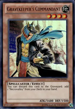 Gravekeeper's Commandant - Ultra Rare LCYW-EN191 - NM - YuGiOh - Image 1