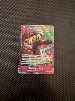 Trafalgar Law Op12-073 Legacy of the Master SR Alt Art One Piece TCG English - Image 1