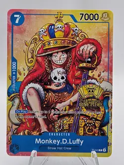 Monkey D Luffy (2nd Anniversary Stamped ) P-043 One Piece Promotion Cards - Image 1