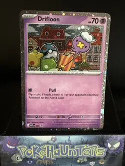 Pokemon Card Drifloon MEP 005 Mega Evolution Black Star Promo Holo Rare NM - Image 1