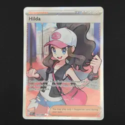 Pokemon TCG Card Hilda 164/086 White Flare Ultra Rare Full Art Trainer - NM - Image 1