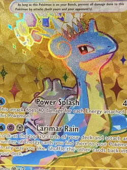 Pokemon TCG Lapras ex 164 Sv: Scarlet & Violet Promo Cards Holo Black Star Promo - Image 2