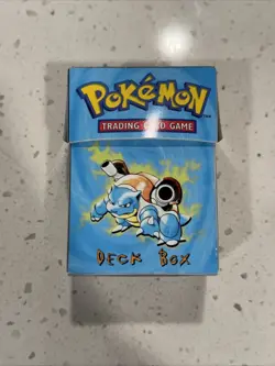 POKEMON TCG VINTAGE DECK BOX CASE WOTC Holds 60 Card ULTRA PRO Blastoise - Image 1