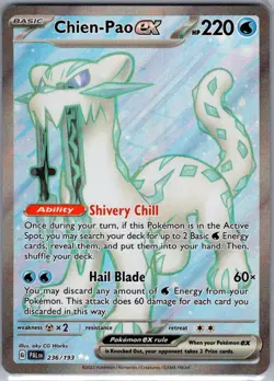 Chien-Pao ex 236/193 SV02: Paldea Evolved - Pokemon Card - NM - Image 1