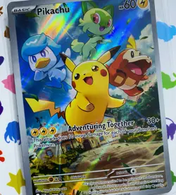 Pikachu 027 Scarlet & Violet SEALED Black Star Promo Pokemon Card - Image 2