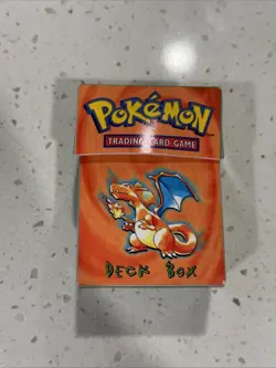 Pokemon Trading Card Game Vintage Deck Box - Featuring Charizard - Image 1