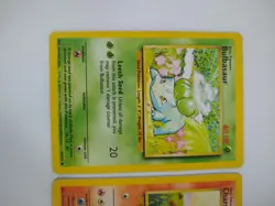 Pokemon Base Set Starters - Bulbasaur Charmander Squirtle - Exact Cards! - Image 2