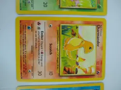 Pokemon Base Set Starters - Bulbasaur Charmander Squirtle - Exact Cards! - Image 3