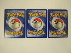 Pokemon Base Set Starters - Bulbasaur Charmander Squirtle - Exact Cards! - Image 5