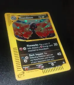 Pokemon Card- Houndoom-Aquapolis-Holo-H11/H32-Rare-NoCrystal-ENG-PL - Image 1