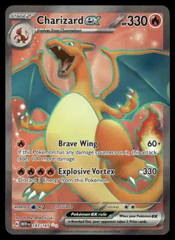 Pokemon Cards Charizard ex 183/165 151 Ultra Rare NM *1 - Image 1