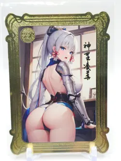 Goddess Story - Gold Metal Waifu Card - Kamisato Ayaka - Image 1