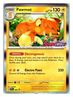 Pokemon TCG - Pawmot - (Prerelease) - SV: Scarlet & Violet Promo Cards 006 Prom - Image 1