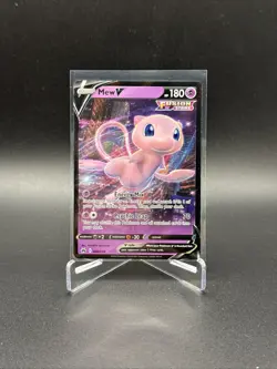 Pokemon TCG Crown Zenith Mew v Holo Ultra Rare Card 060/159 Near Mint Condition - Image 1