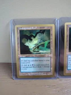 MTG Underground River Land - World Championship Gold Border NM - Lot of 4 Cards - Image 2