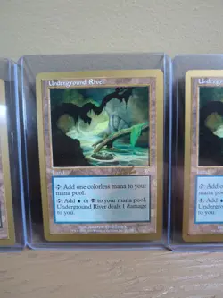 MTG Underground River Land - World Championship Gold Border NM - Lot of 4 Cards - Image 3