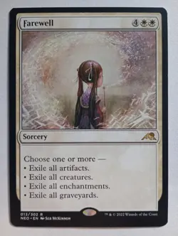 Farewell MTG Kamigawa: Neon Dynasty Near Mint Rare - Image 1