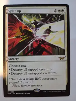 x1 Split Up R MTG Duskmourn: House of Horror M/NM, English - Image 1
