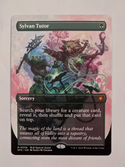 Sylvan Tutor M0059 Regular (Borderless) Special Guests Magic the Gathering NM - Image 1