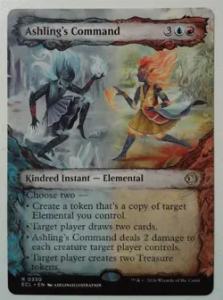 Ashling's Command *Showcase Rare* Magic MtG x1 Lorwyn Eclipsed - Image 1