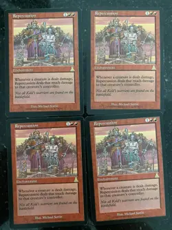 4X -MTG Repercussion Urza's Destiny 95/144 Regular Rare NM - Image 1