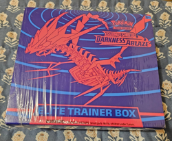Pokemon - Darkness Ablaze Elite Trainer Box ETB - Outer Wrap Damage - - Image 1