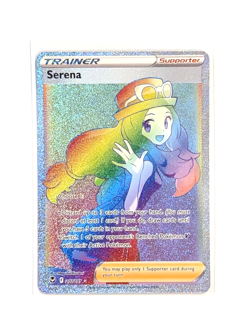 Serena 207/195 Trainer RAINBOW Secret Rare SILVER TEMPEST POKEMON TCG English NM - Image 1