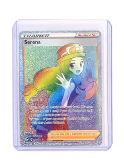 Serena 207/195 Trainer RAINBOW Secret Rare SILVER TEMPEST POKEMON TCG English NM - Image 3