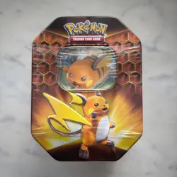 Pokemon TCG: Raichu GX Hidden Fates Tin | Brand New and Factory Sealed - Image 1