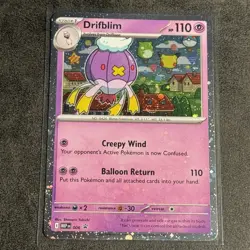Pokemon TCG Drifblim MEP 006 Black Star Promo Mega Evolution cosmos holo - Image 1