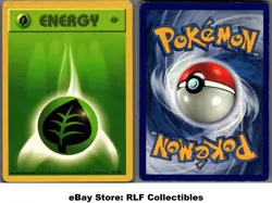 1999 Pokemon, Base Set Shadowless, #99/102 Grass Energy, 1st Edition, Common - Image 1