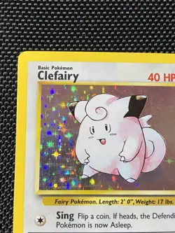Pokemon TCG Clefairy 005/102 Base Set Holo - Image 2