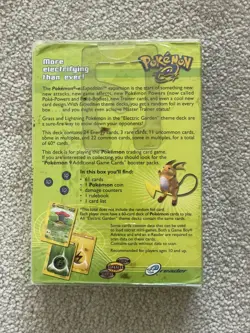 Pokemon TCG | Expedition Theme Deck | WOTC | New | Electric Garden - Image 3
